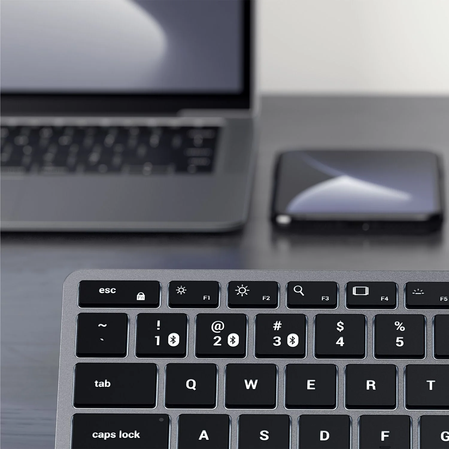 Teclado Retroiluminado Satechi Slim X1 Bluetooth (Español) - Gris Espacial - Image 5